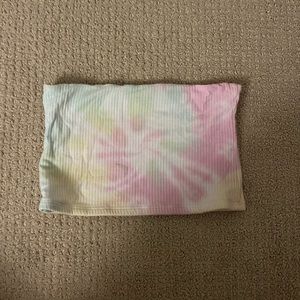 Tie dye tube top